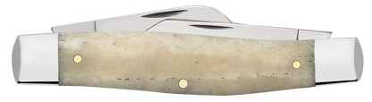 Large Stockman Halloween Colorwash Natural Bone 13366 Stainless Pocket Knife