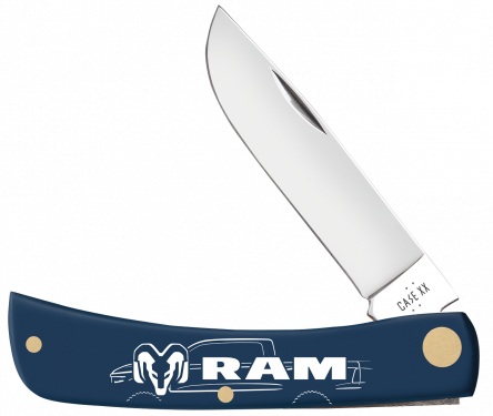 Sod Buster Jr RAM Navy Blue Synthetic 37484 Stainless Pocket Knife