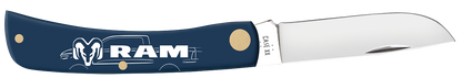 Sod Buster Jr RAM Navy Blue Synthetic 37484 Stainless Pocket Knife