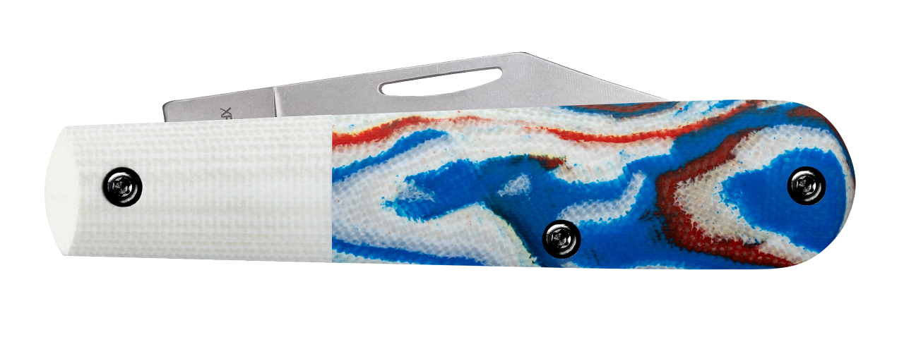 Case XX™ Barlow XR Crossroads Red, White & Blue Burl G-10 S35VN Steel 53164 Pocket Knife