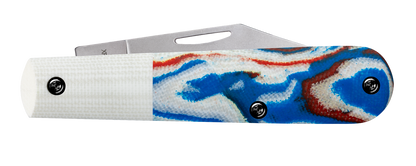 Case XX™ Barlow XR Crossroads Red, White & Blue Burl G-10 S35VN Steel 53164 Pocket Knife