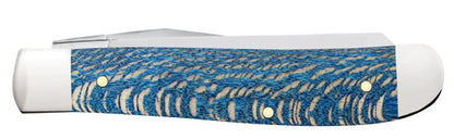 Smooth Blue Sycamore Wood Mini Trapper